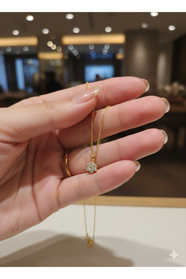 Mini Çiçek Kolye - 3