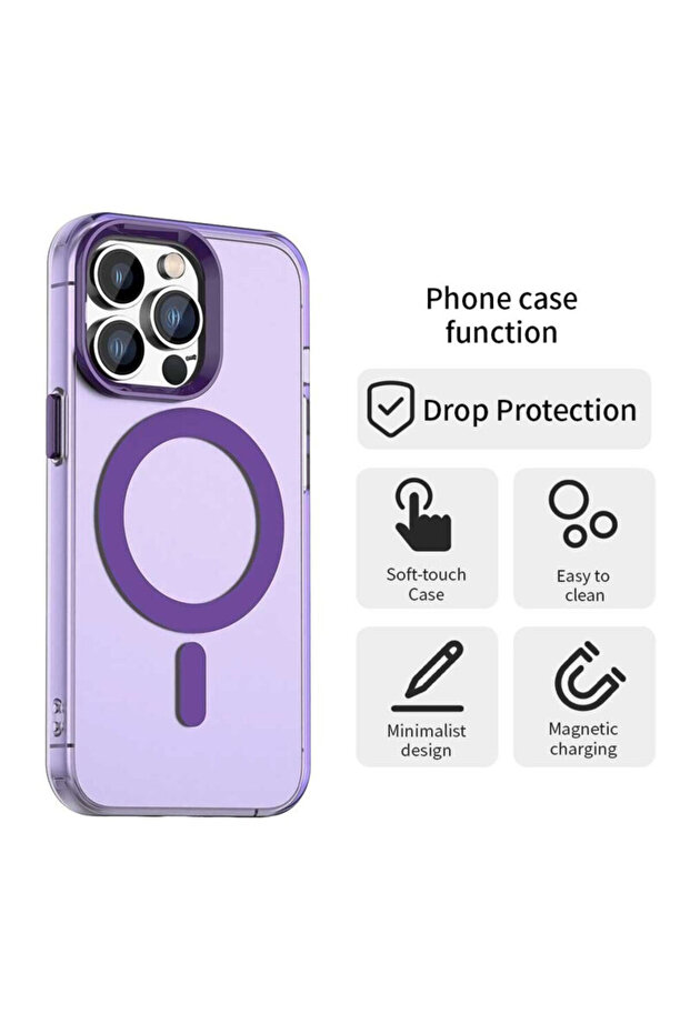 Husă iPhone 13 Pro CandyCase MagSafe, violet - 2