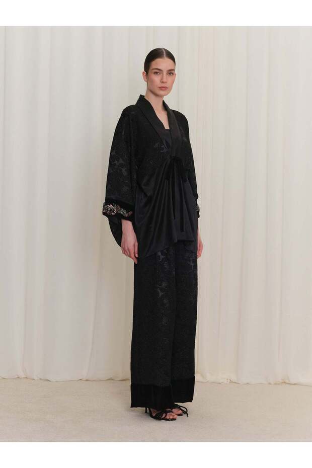 Jakar Desenli Ceket - 3