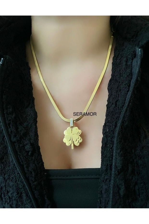 Gonca Figür Kolye - 2