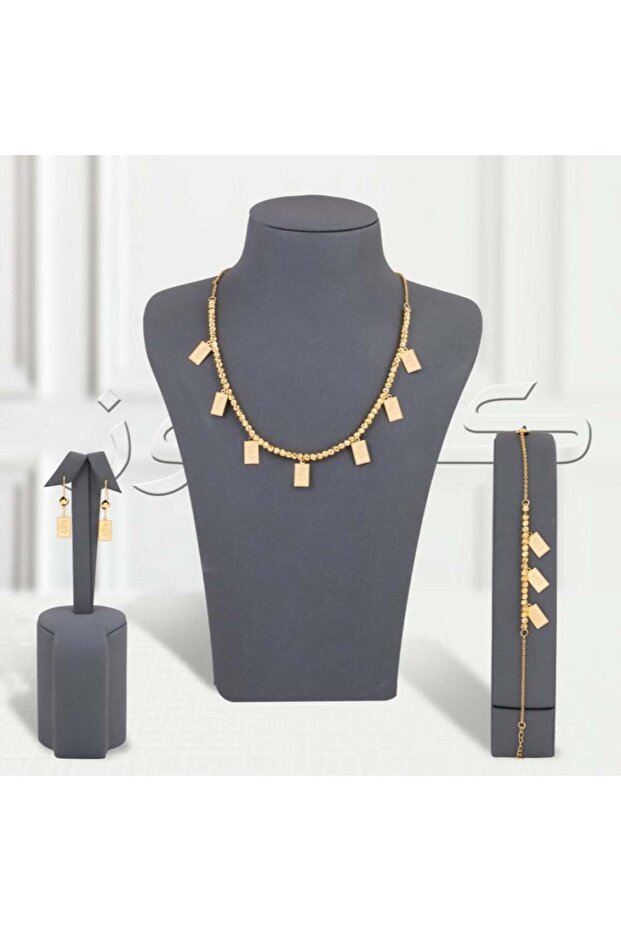 Alloy mirror set, gold alternative - 1