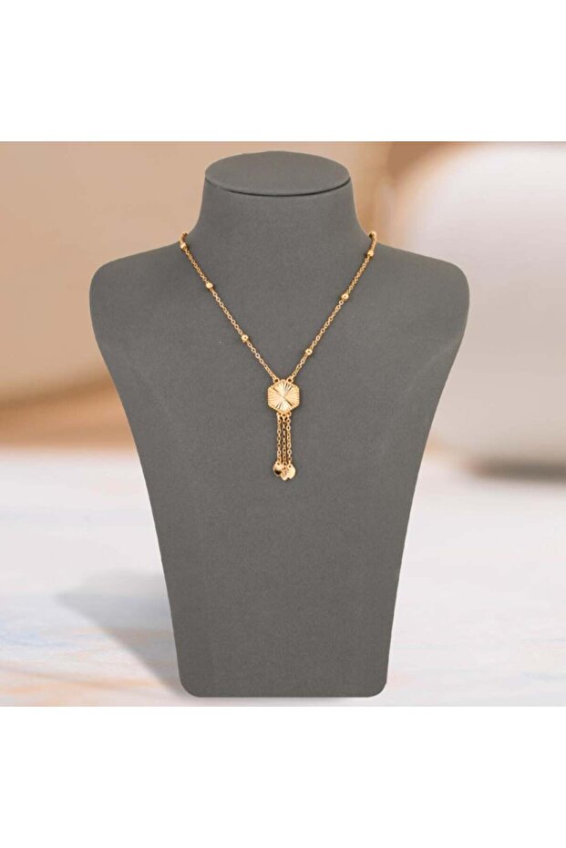 Gold plating alternative set, hexagonal luster, hypoallergenic - 3