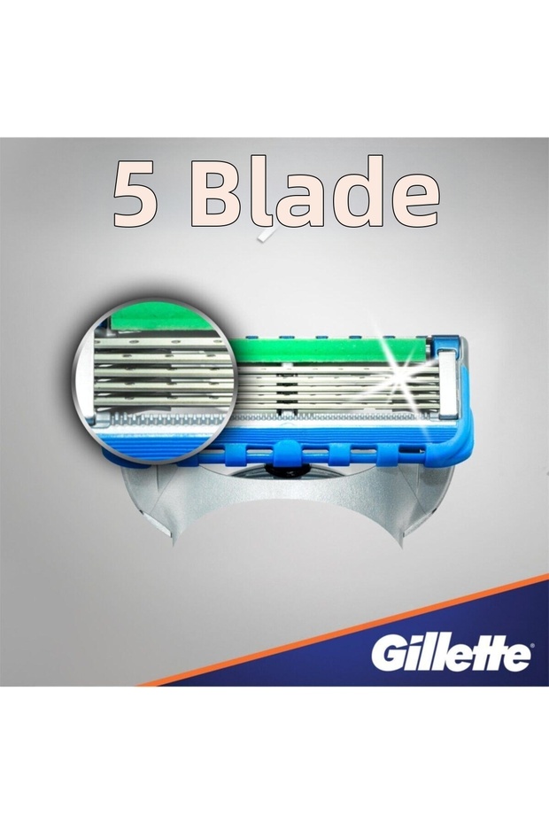 عبوة من 8 شفرات حلاقة احتياطية من الورق المقوى Fusion Proglide Power - 5