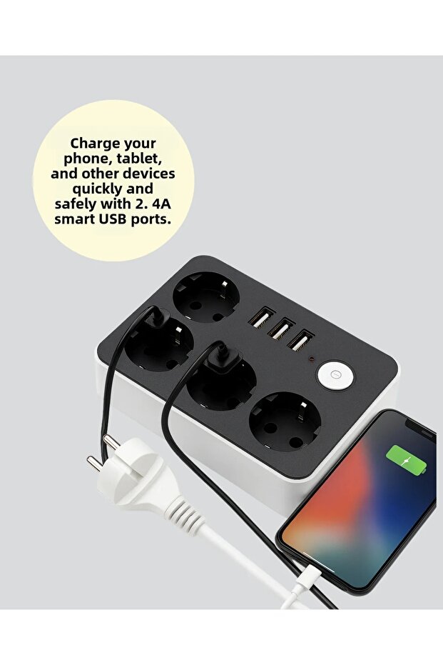 مقبس كهربائي رباعي U314 ZENVİA-4567 - 3