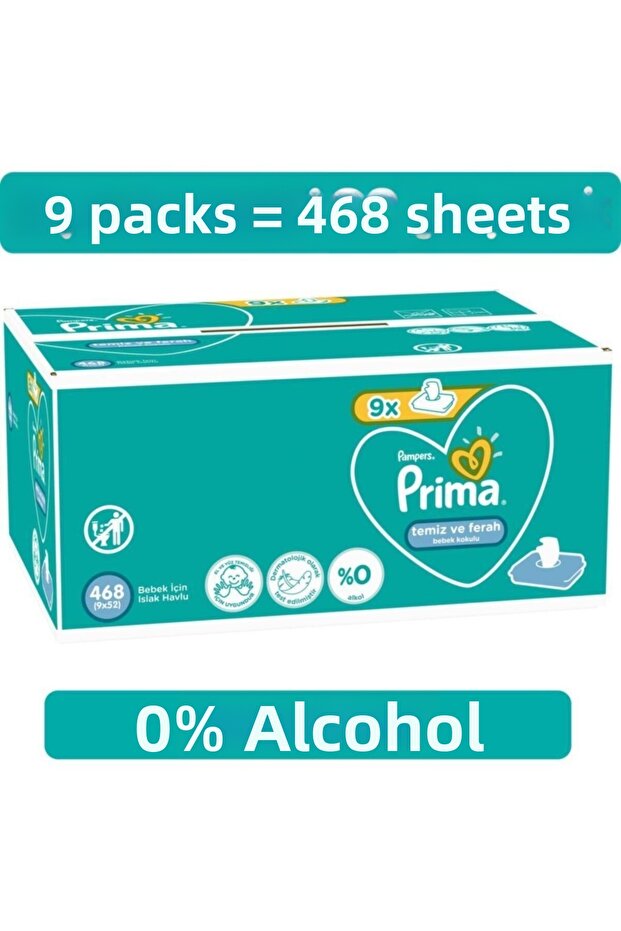 Wet Towels Clean and Fresh 9 Pieces