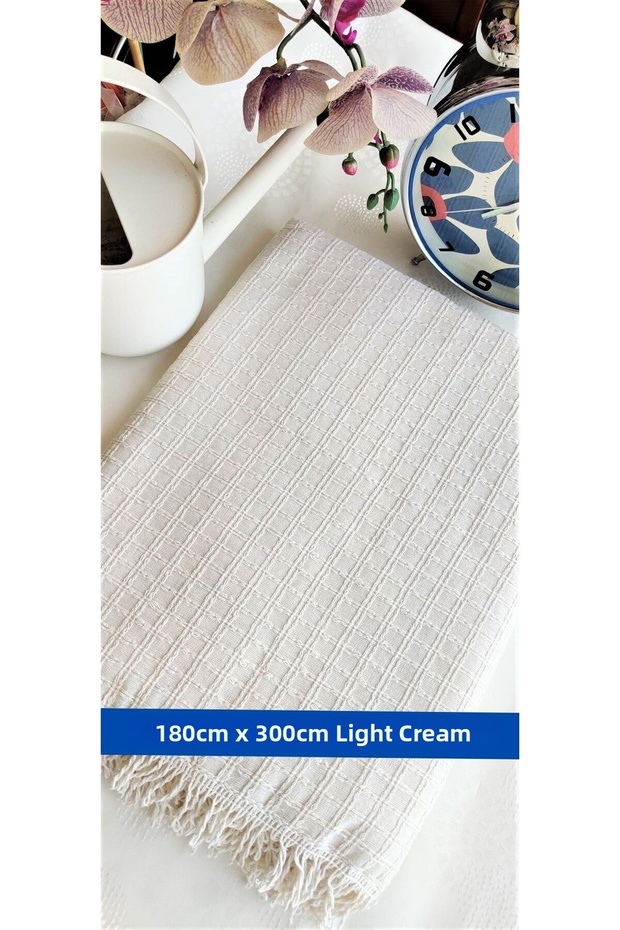 180X300Cm. Multi-Purpose Natural Sofa, Couch, Chaise Longue, Sofa Bed Arm Covering Sofa Cover Light Cream