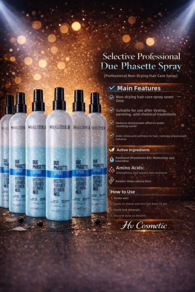 Selective Protek Due Phasette Blue Water (Blow Dry Water) 450 ml