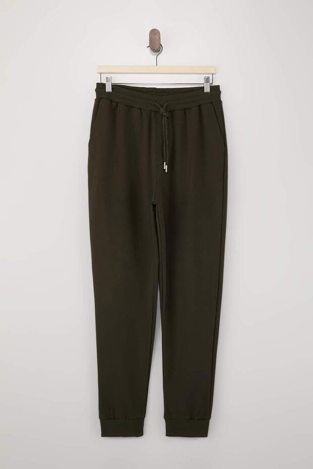 Haki Basic Regular/Normal Kesim Lastik Paça Jogger Eşofman Altı TMNSS20EA0053 - 3