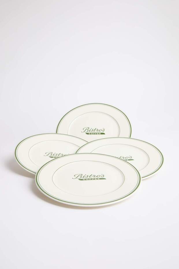 4'lü Bistro Porselen Pasta Tabağı 19cm TPHSS26TBK00024 - 5