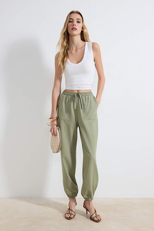 Haki Jogger Rahat Kesim Pantolon TWOSS26PL00060 - 3