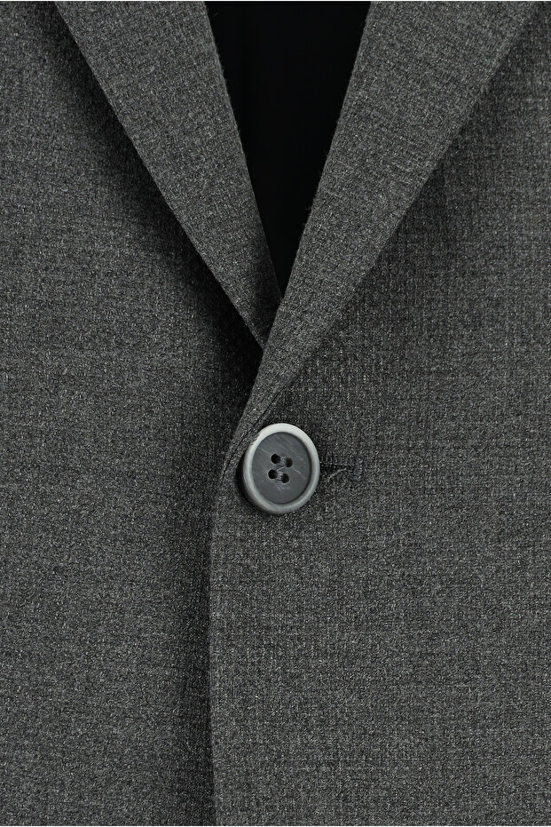 4 Drop Relaxed Fit Relaxed Fit Classic Patterned Jacket - 3