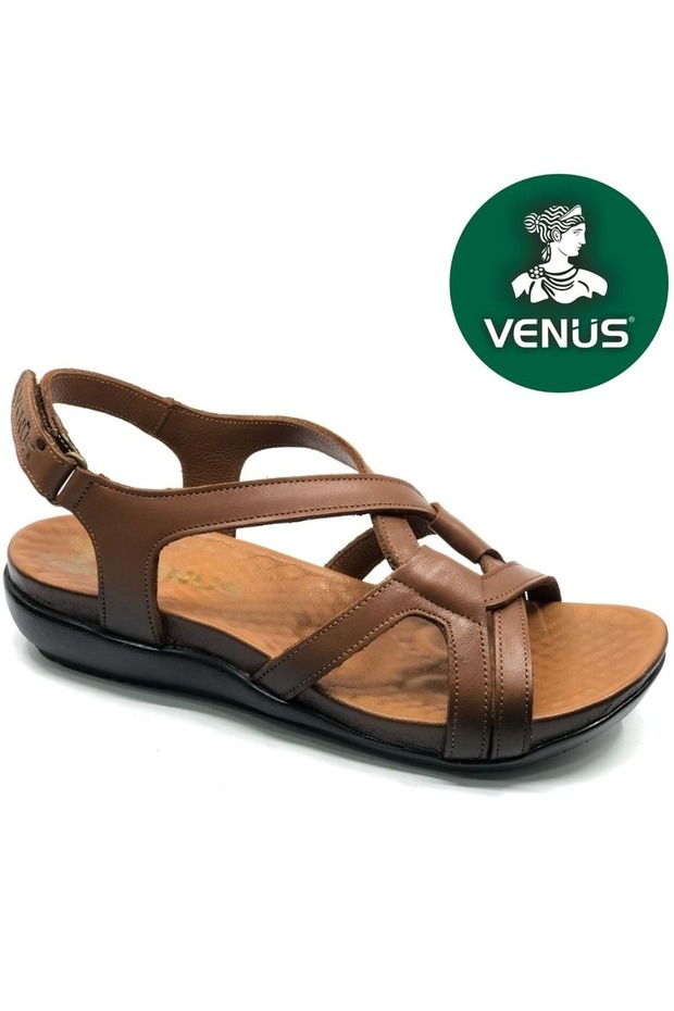 Viscosa Genuine Leather Comfort Orthopedic Women's Sandals Taba