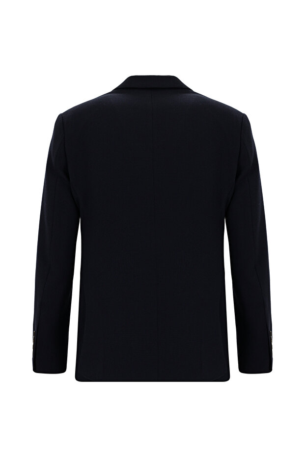 7 Drop Slim Fit Wool Patterned Jacket - 2