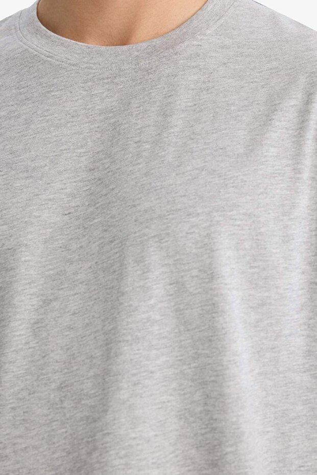 %100 Pamuk Basic Tişört V7699AZ26SP - 5