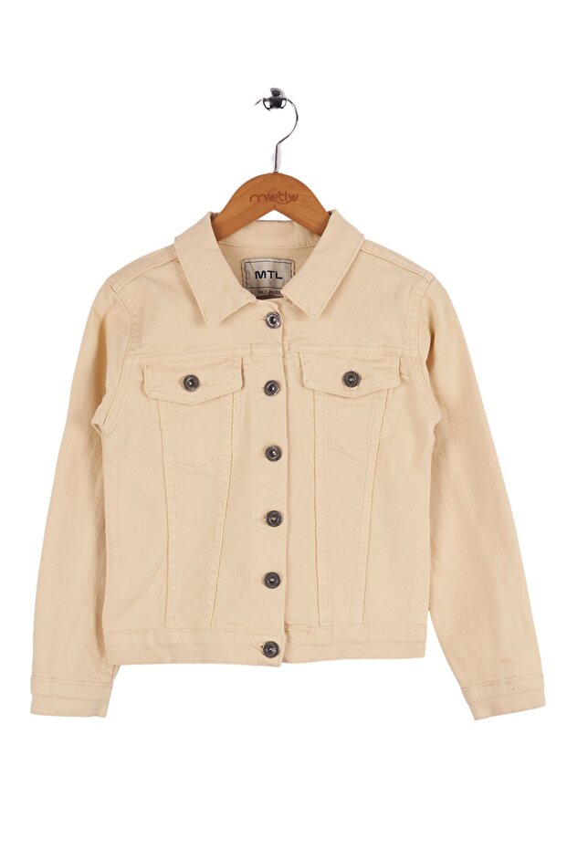 Mutlu Basic Gabardin Kız Ceket - 1