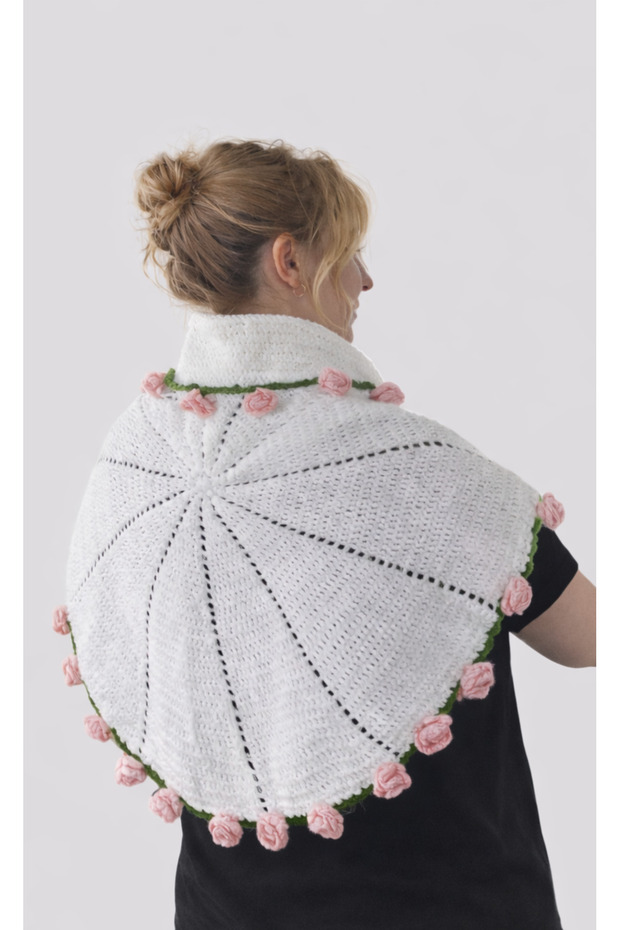 Pătură tip buchet cu trandafiri roz Megahan, Ziua Îndrăgostiților, cadou - 2