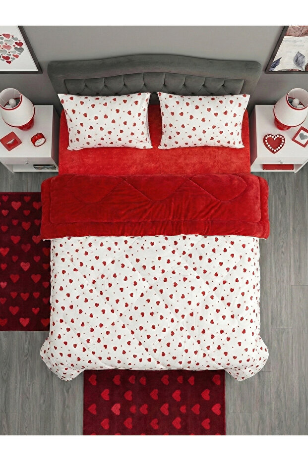 طقم لحاف ويلسوفت مزدوج منقوش (بدون ملاءات) - 1