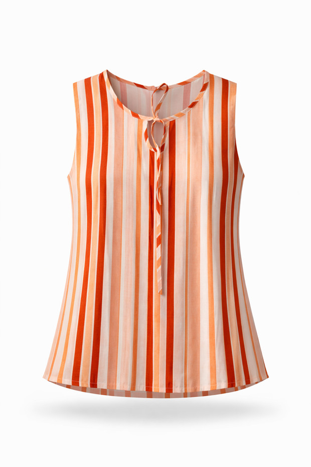 Sıfır Kol BLUZ - 3