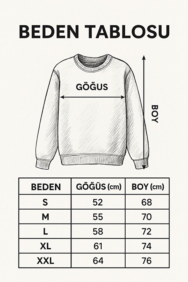 Sweatshirt - Beyaz - 8