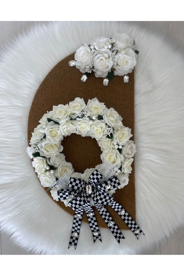 Kapı Önü Süsü Ve Paspas (ELİNALÜXFLOWERS) - 1