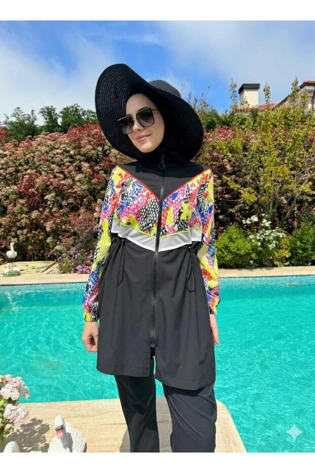 FİLE ŞERİTLİ TESETTÜR MAYO - 1