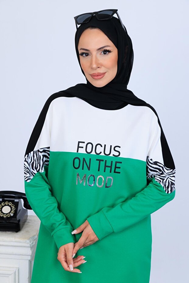 Zebra Patterned Tunic - 4