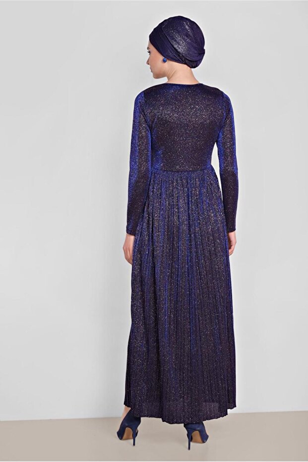 PİLİSELİ SİMLİ ELBİSE 4126 - 4