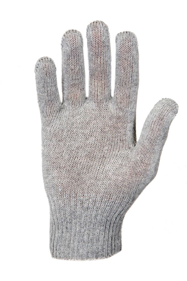 5 Çift Ham Örgü ( Örme) Pamuk Iş Eldiveni. . - 3