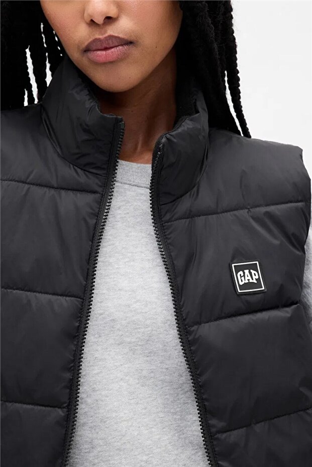 V-FRCH LOGO LW PUFFER VEST - 2