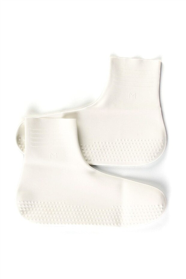 LATEX SOCKS UNI WHT/BLK - 2