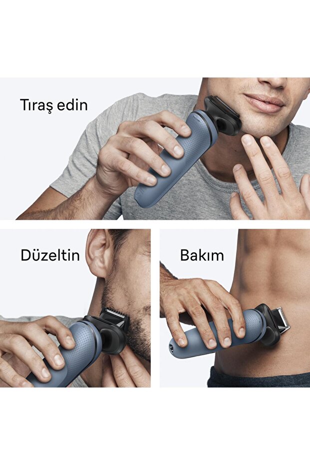 Series 5 Elektrikli Tıraş Makinesi, Islak ve Kuru, Hassas Düzeltici, Vücut, 52-A1650S- - 6