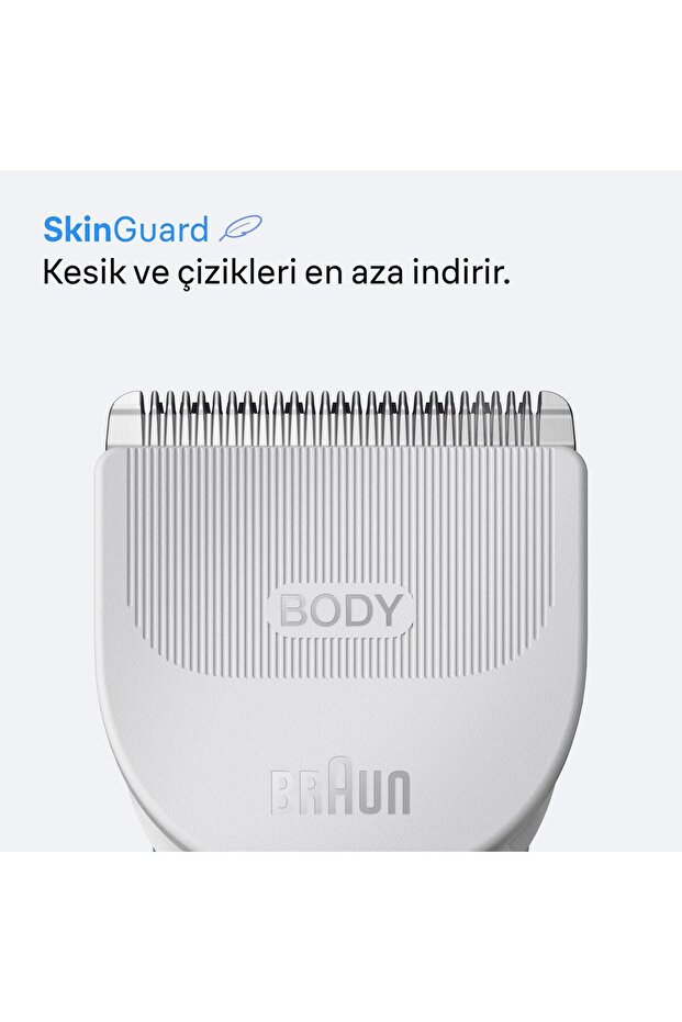 Vücut Tıraş Makinesi Series 3, +3 Aksesuar, Su Geçirmez, BG3530- - 5