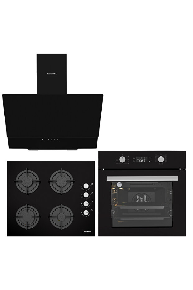 Digital Plus 15 Programlı Ankastre Set - Siyah - 1