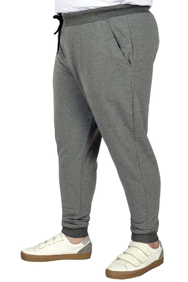 Mode XL Large Size Recycle Sweatpants Narrow Leg B20507 Anthracite