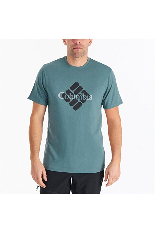 CSC M BAR SPLIT GRAPHIC SS TEE - 1
