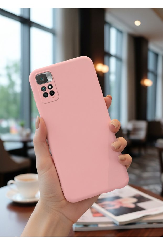 حافظة سيليكون ملونة متوافقة مع هاتف Xiaomi Redmi Note 11 Pro 5G مع حماية داخلية مخملية للكاميرا