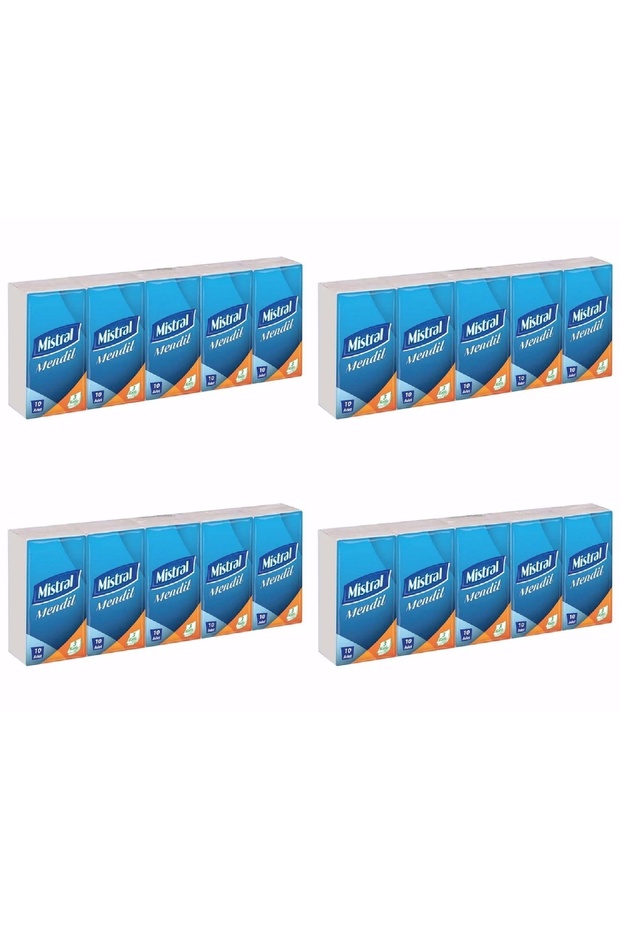 مناديل ورقية ثلاث طبقات 10 عبوات 4 عبوات - 1