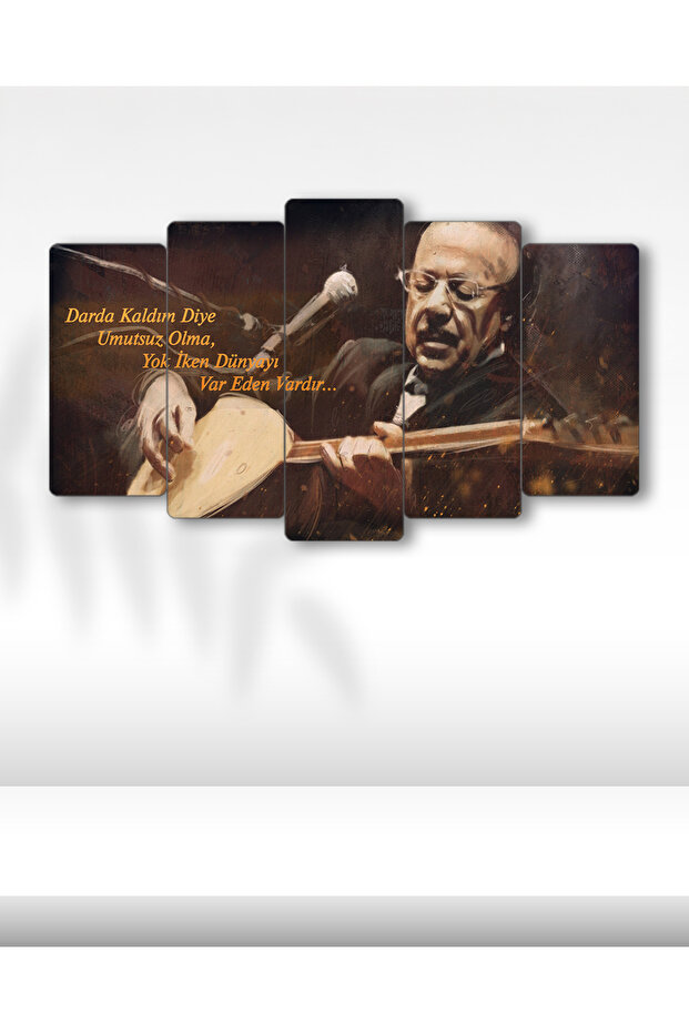 Neşet Ertaş - 5 Parçalı Tablo - 1