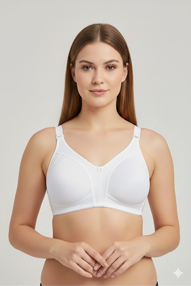 Women's Unassisted Sponge-Free Wire-Free Gathering Bra