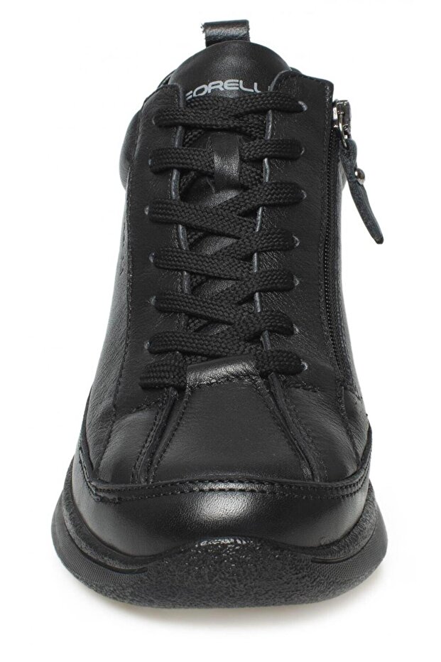 27954 Neva Siyah Kadın Hakiki Deri Bot - 3