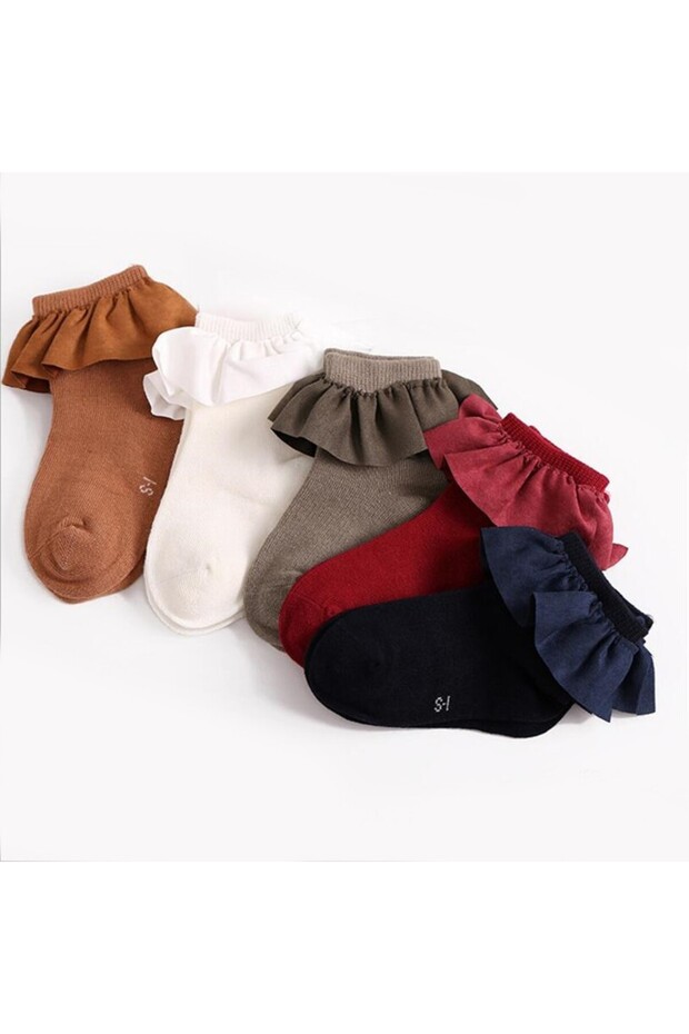 Socks with ruffles - 4