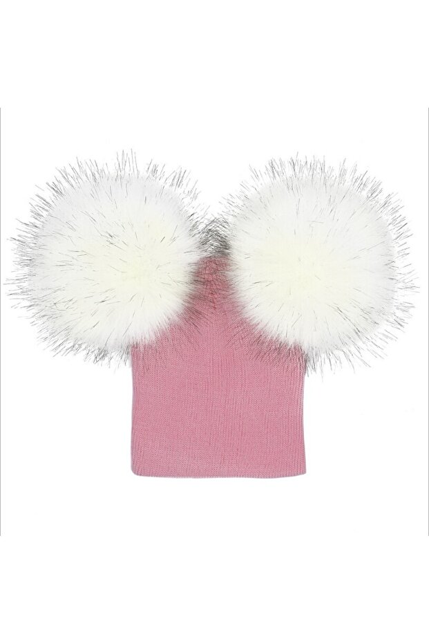 Drool Pom Pom Hat (Color: Khaki) - 7