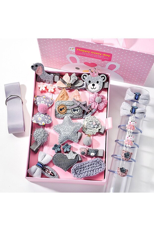 Sada 24 vlasových doplňků (Model: E) - 7