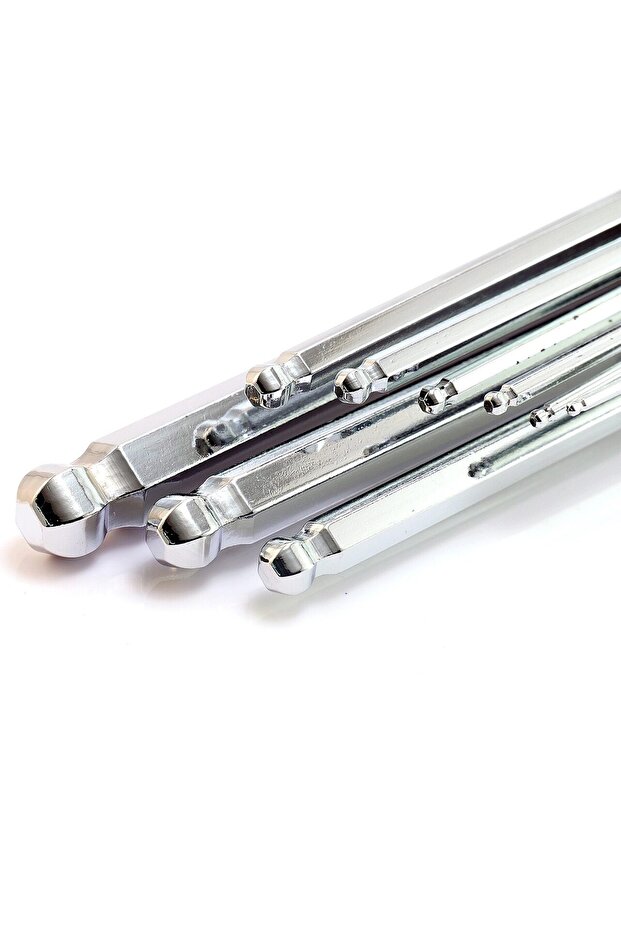 Set 9 hex keys, Allen L-shape, Code C6614 - 3