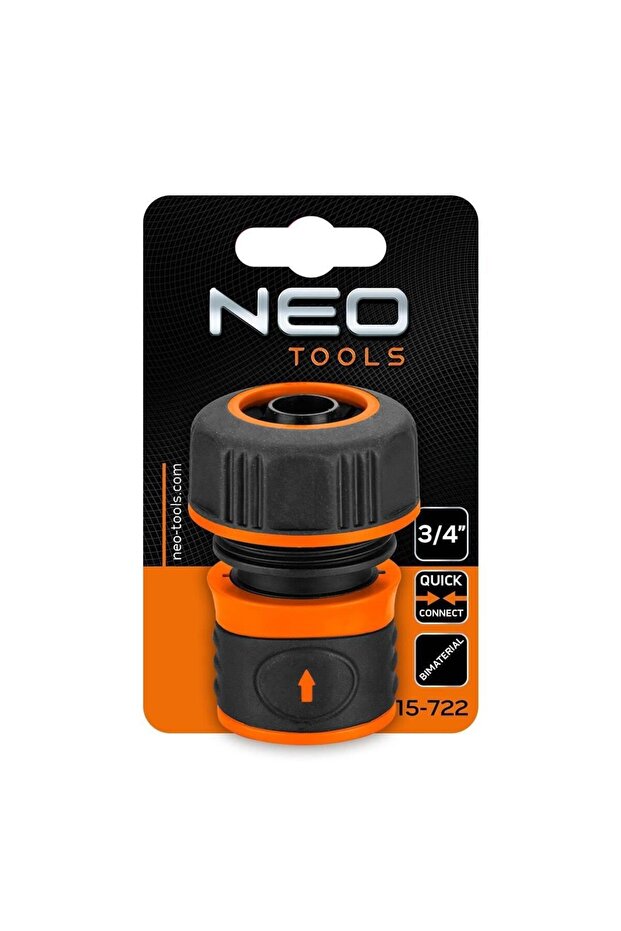 Quick Coupling, Bimaterial, 3/4", - 2