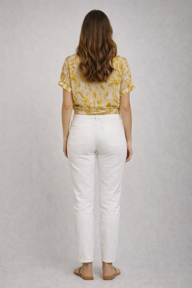 Önden Bağlamalı Gömlek - 4