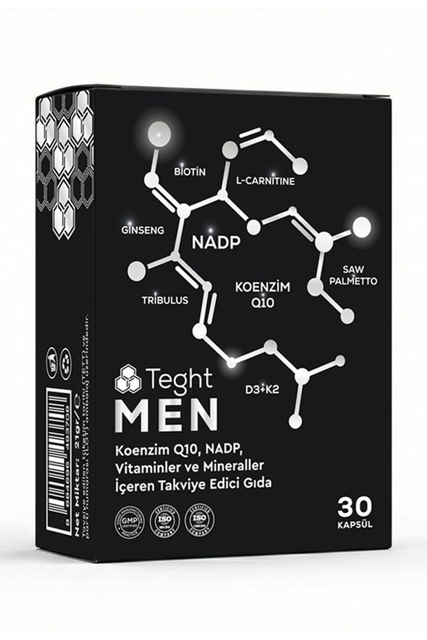 Men | Plus Supplement for Men Containing Coenzyme Q10, Nadp+ Vitamins and Minerals | 30 Capsules