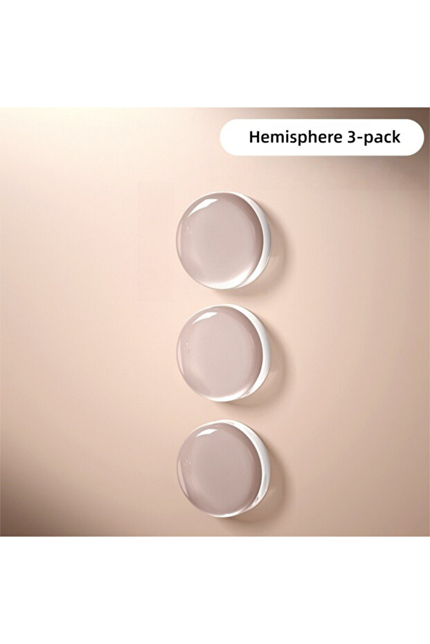 Hemispherical-3Piece Silicone Anti-Collision Mute Pads - Door Handle Cushions, Refrigerator Door Sti