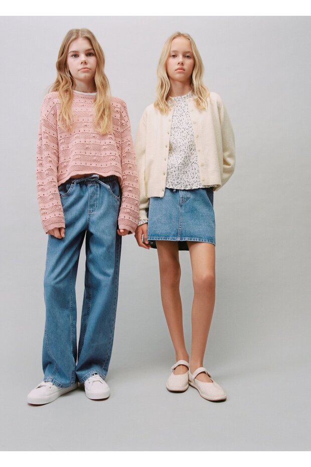 Kısa denim etek - 3