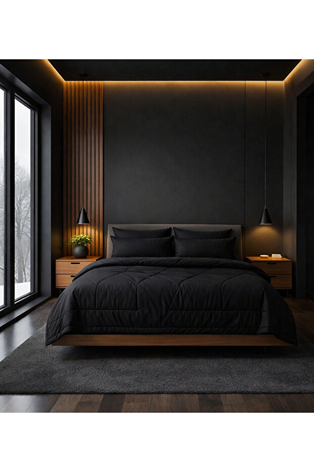 10-piece plain microfiber comforter - 1